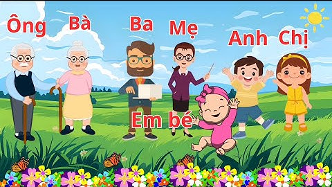 Dạy bé tập nói về các thành viên trong gia đình #1