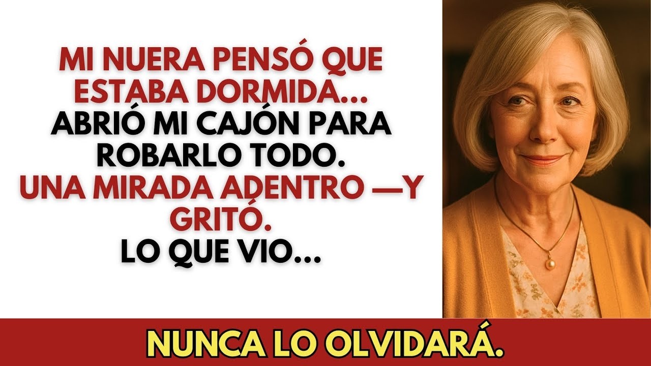 Mi nuera pensó que sería buena idea robarme, pero no esperaba encontrar una