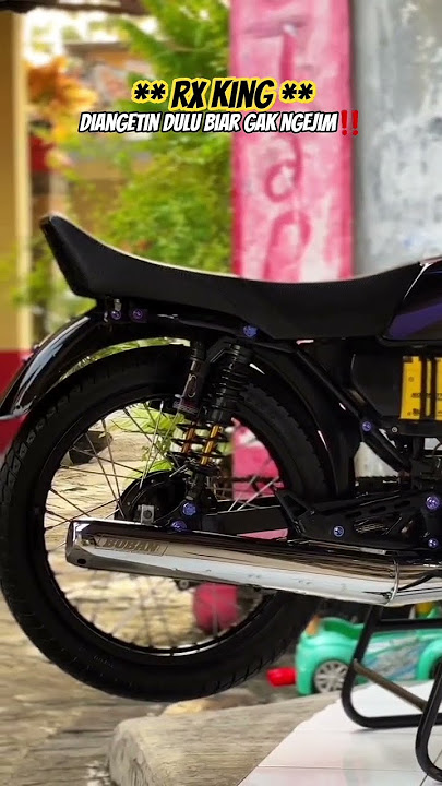 rx king‼️ di angetin dulu biar gak ngejim #rxking #rxking135cc #storyrxking #2stroke #automobile
