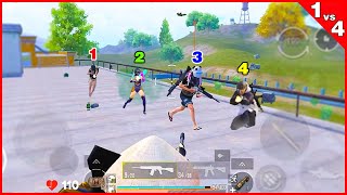 They have me surrounded. How can I win? | Solo vs Squad  PUBG Mobile BGMI