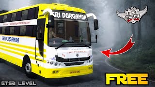 Download SRI DURGAMBA DAMODAR BS6 AC SLEEPER BUS MOD | BUS SIMULATOR INDONESIA | BUSSID #bussidmods screenshot 2
