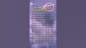 Eye Test Challenge: Can You Find the 177? #quizmeplztv #quiztime #quiz