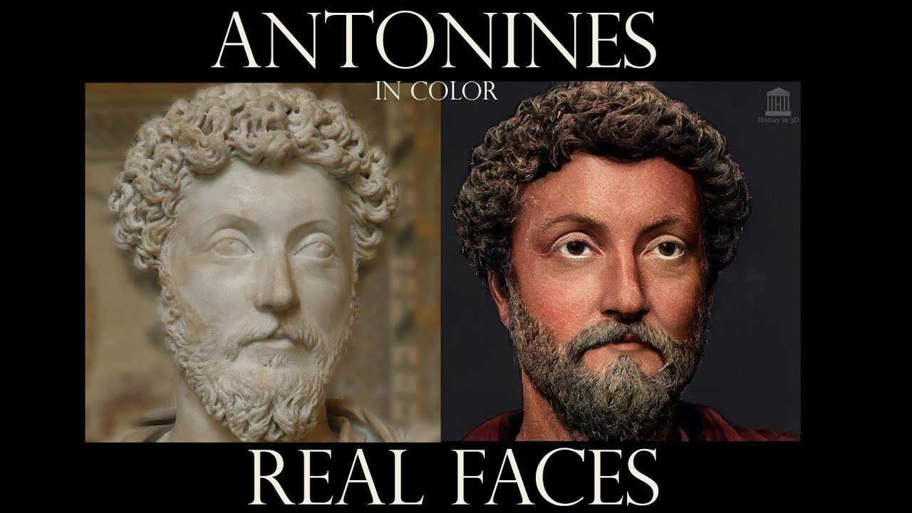 Emperors of Ancient Rome - Antonines - real faces