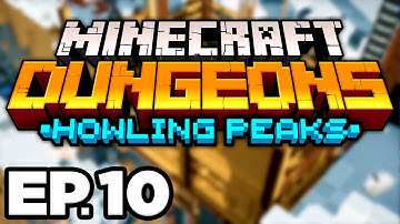 ⚔️ GAUNTLET OF GALES, SQUALL GOLEM - Minecraft Dungeons Howling Peaks DLC Ep.10 (Gameplay Lets Play)