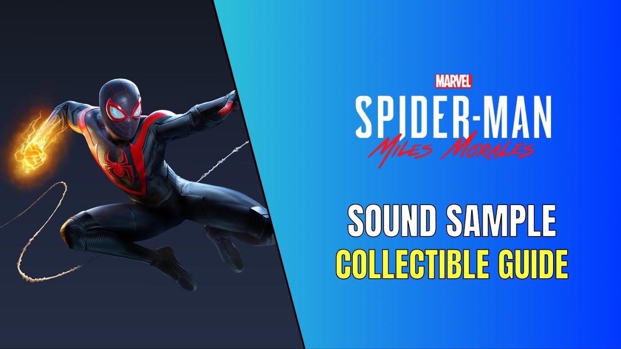 Spider-Man Miles Morales All Sound Sample Locations & Solutions (Deep Cuts Trophy  Guide)