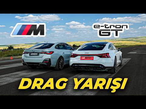 BMW i4 M50 vs Audi e-tron GT DRAG YARIŞI