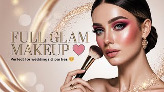 Special Occasion Makeup Tutorial 🫶 Full Glam Look That Wows Everyone! ✨