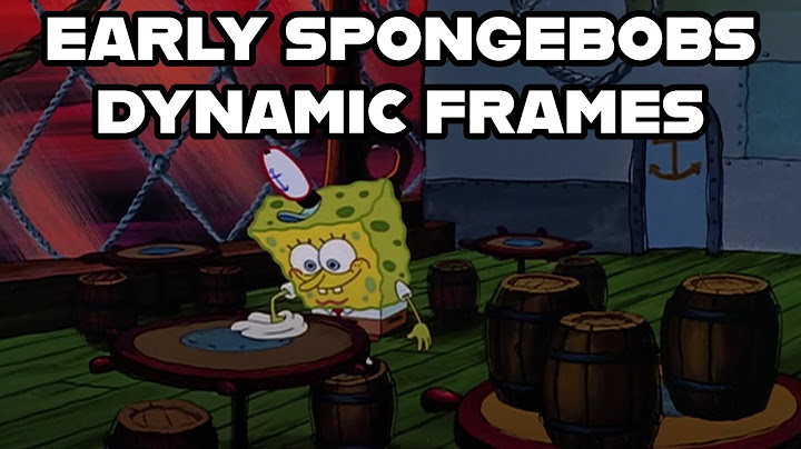 How Early Spongebob Perfected Staging