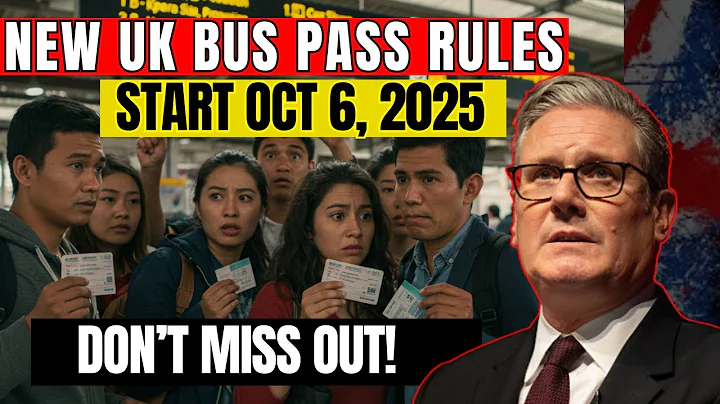 🚍 New UK Bus Pass Rules Start Oct 6, 2025 – What to Know
