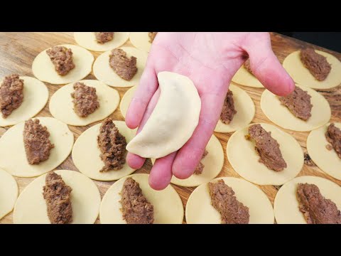 Вареники с говяжьей печенью. Вас будут просить их готовить чаще. Очень вкусная начинка.