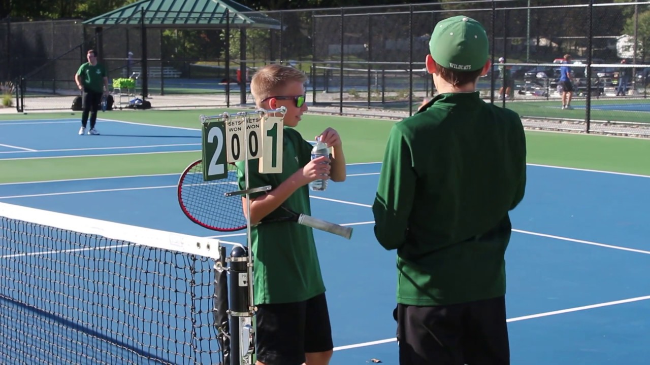 Nolan Ritz and Mark Musgrave. Wayland tennis. - YouTube