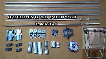 Big Hypercube Core XY 3D Printer Complete Build #9 Installation of Z Axis and Lead screw