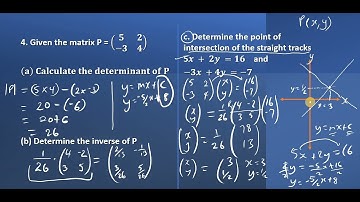 Matrices meet coordinate geometry | Subscribe to Lennatics