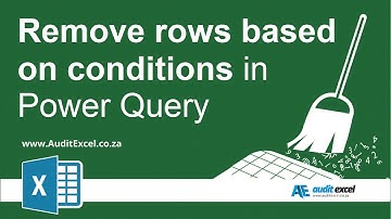 Remove rows based on condition in Excel