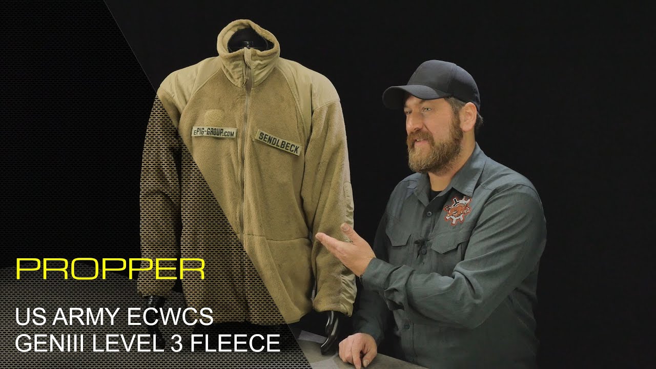 US ARMY LEVEL 3 ECWCS PROPPER FLEECE JACKET