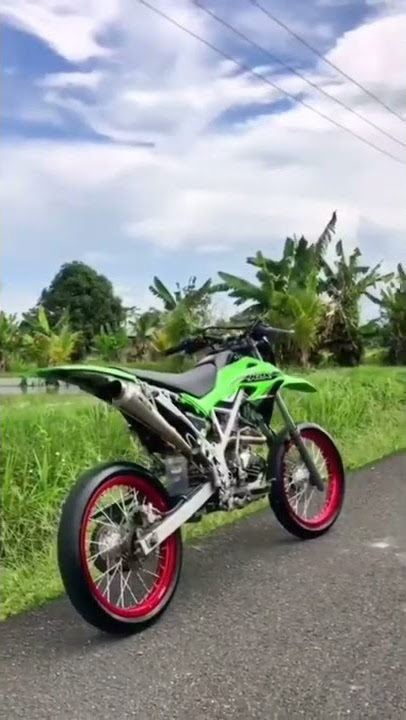 KLX SUPERMOTO CINEMATIC | KLX MODIFIKASI #klx #supermoto #shorts