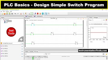 PLC Basics - Design of a Simple Switch Program