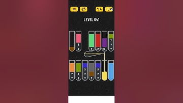 Water sort puzzle level 641