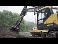 Volvo wheeled excavator EW220E