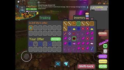 Dungeon Quest Trading W/l Part 1