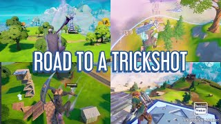 I hit the FARTHEST trickshot of Season 5! (Road to a Trickshot) #DVH1K