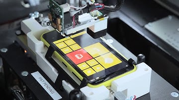 Smartphone test application with planar surface gantry EXCM by Festo