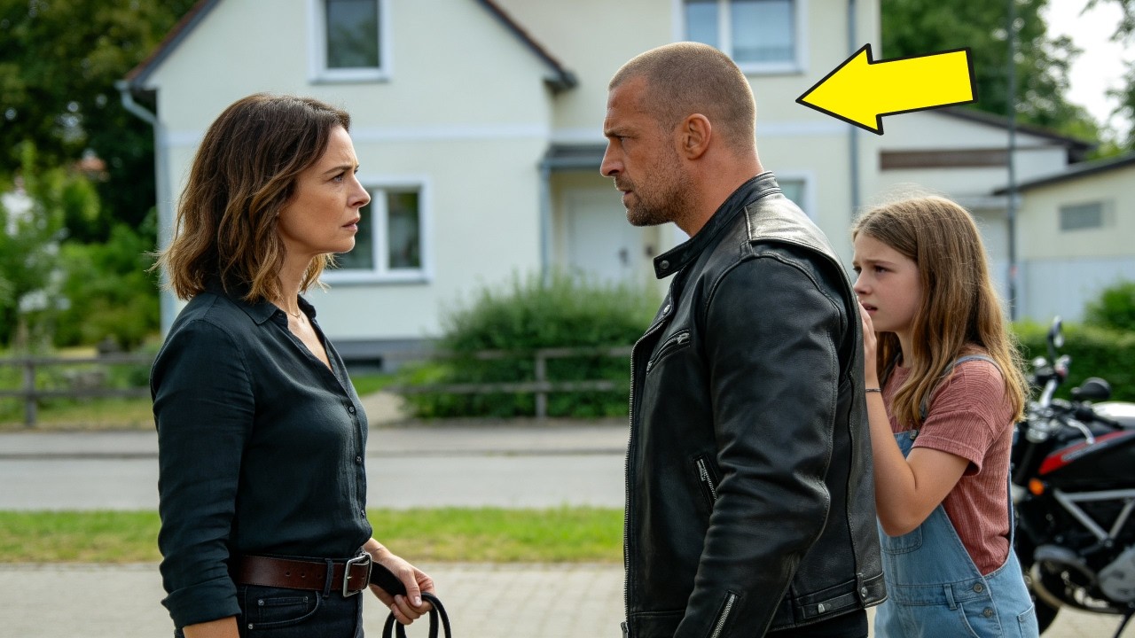 „Wag es noch einmal…“, sagte der Biker ruhig – da ließ die Stiefmutter alles fallen