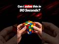Can I Solve This in 90 Seconds? ⏱️ #RubiksCube #gameplay #shorts #shortsviral