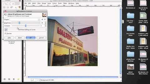 Gimp Tutorial - Using the Color Tools options