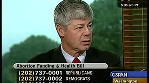 Representative Stupak on Abortion Funding & Health Care Reform