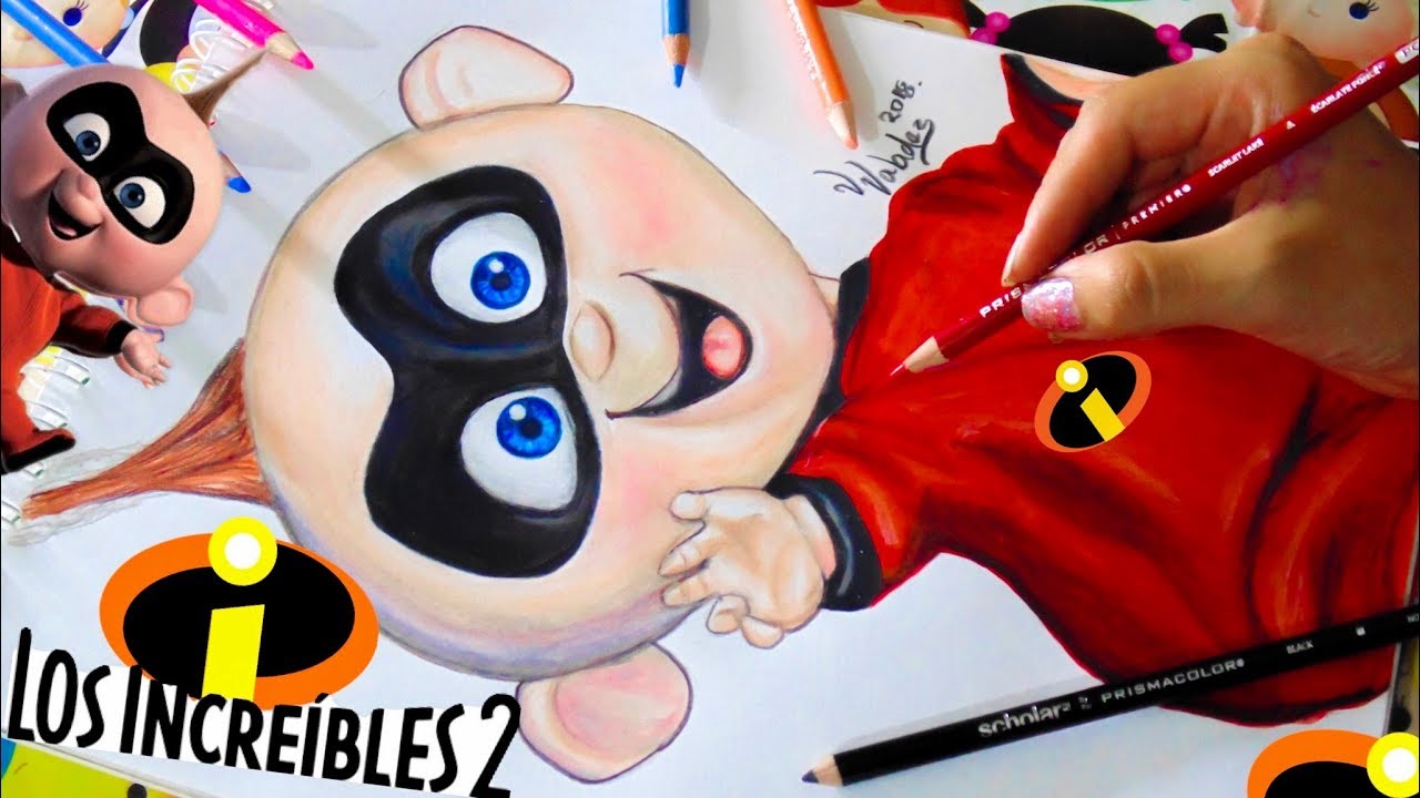 Dibujado A Jack Jack Los Increibles 2 Disney Pixar Vane V Art Youtube