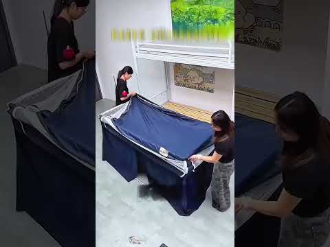 It was the girl's first day at hostel,everyone was astonished.