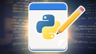 Intermediate Python Tutorial - Creating a Text Editor App