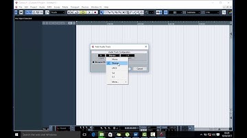 How to create audio tracks in Cubase 5