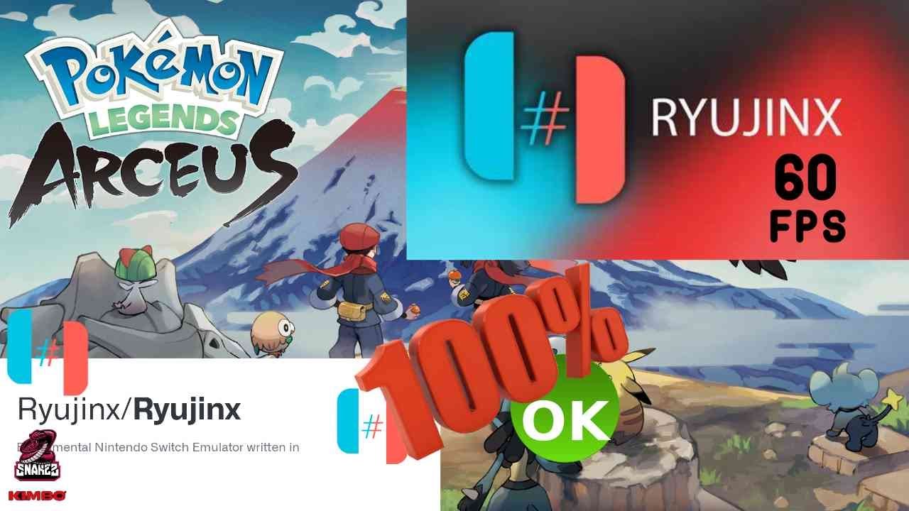 Pokemon Arceus Ryujinx 60fps