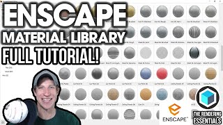 How to Use the NEW Enscape Material Library and Editor!