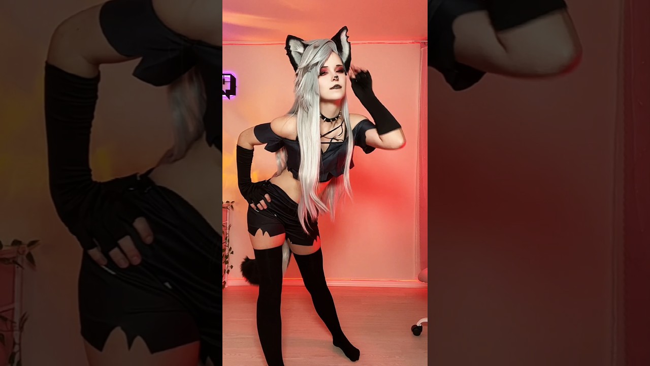 Another metal cover for Loona🖤🐺 #cosplay #egirl #helluvaboss #loona #loonie #loonacosplay