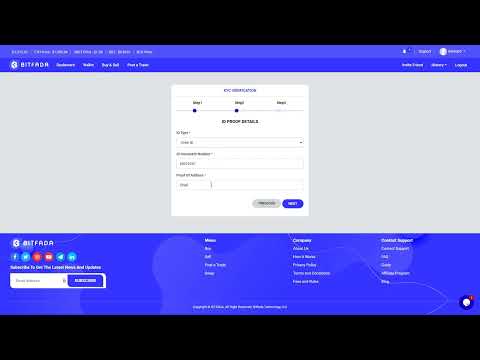 How To Verify Your KYC On BitFada In Less Than 3 Munites