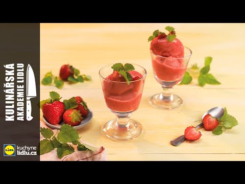 Video: Jak Vyrobit Jahodový Sorbet