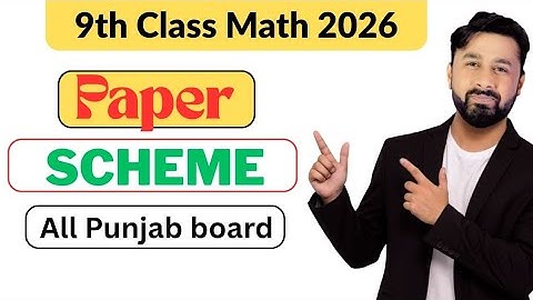 9th Class Math Pairing Scheme 2026||Smart Syllabus|| All Punjab boards||#mathnewbook