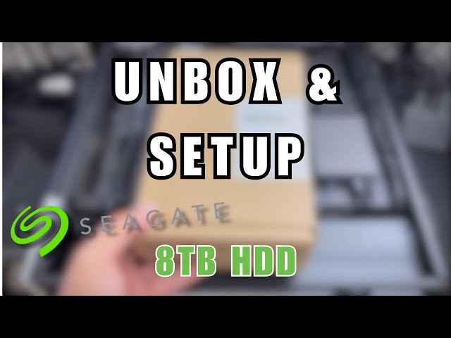 How to install HUGE Seagate Barracuda 8TB Internal Hard Drive ($175 USD) 