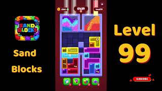 Sand Blocks Level 99 solutions Walkthorugh | Solutionguruji