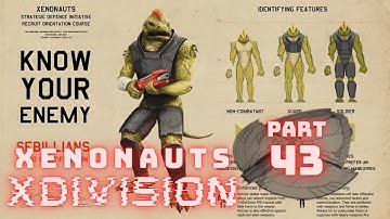 Xenonauts X-division mod p43. End capturing the Sebillians Corvette , a night mission. 🦎🛸🌑