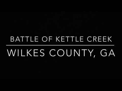 The Revolutionary War in Georgia, Battle of Kettle Creek.  Patriots defeat British loyalists!