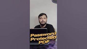 Unlock Password Protected PDF #tricks #tech