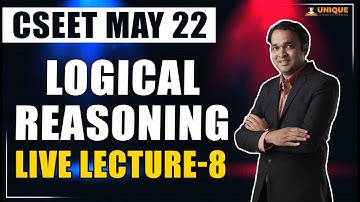 CSEET Video Lecture | Logical Reasoning Lecture 8 | CSEET Online Classes May 22 | CMA Pushkraj