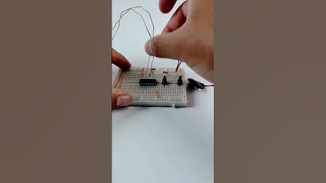 test dirver motor using IC L293D #electronic