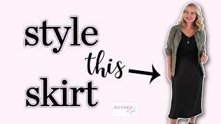 3 Ways to Wear the Trendy & Stylish Satin Midi Skirt