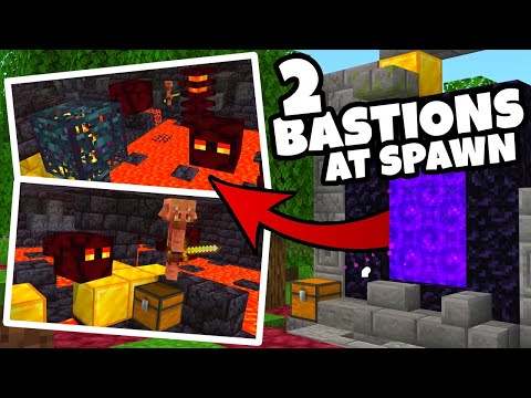 10 BASTION SEEDS For The Minecraft Nether Update! (Minecraft Bedrock Edition 1.16 Seeds)