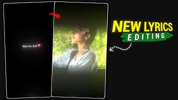 New Trending Text Animation Lyrics Video Editing in Alight Motion